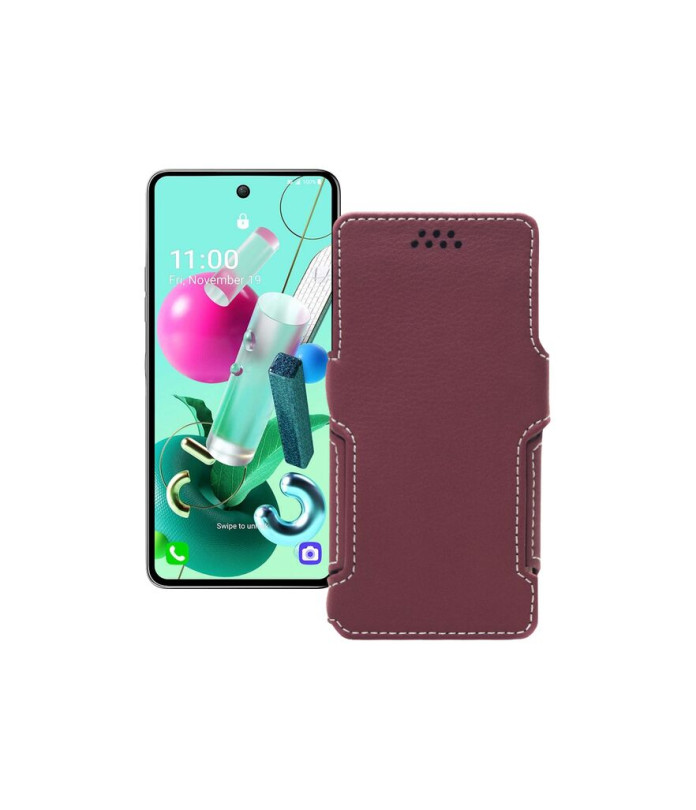 Чохол-книжка з екошкіри для телефону LG K92 5G