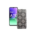 Чохол-флип з екошкіри для телефону Itel A70