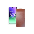 Чохол-флип з екошкіри для телефону Itel A70
