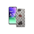 Чохол-флип з екошкіри для телефону Itel A70