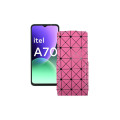 Чохол-флип з екошкіри для телефону Itel A70