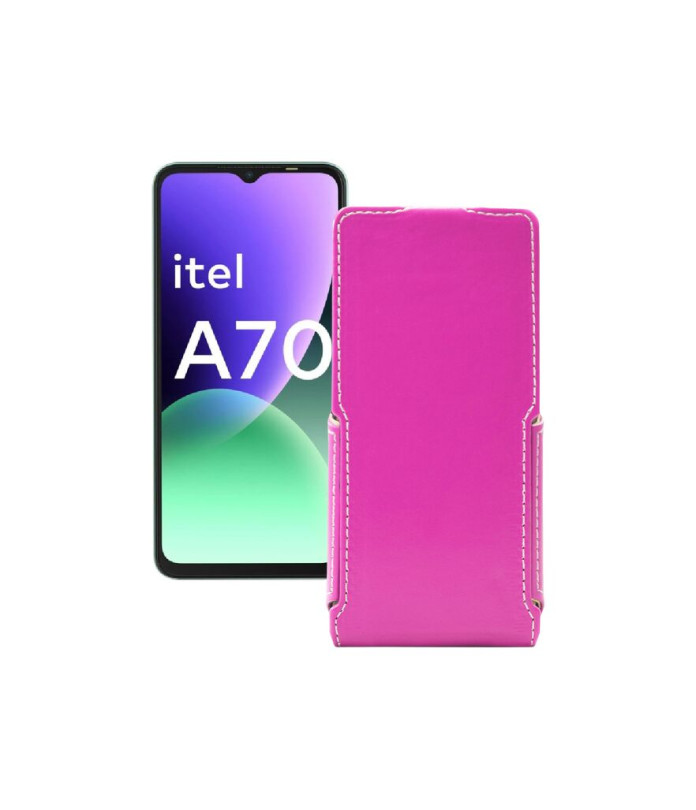 Чохол-флип з екошкіри для телефону Itel A70