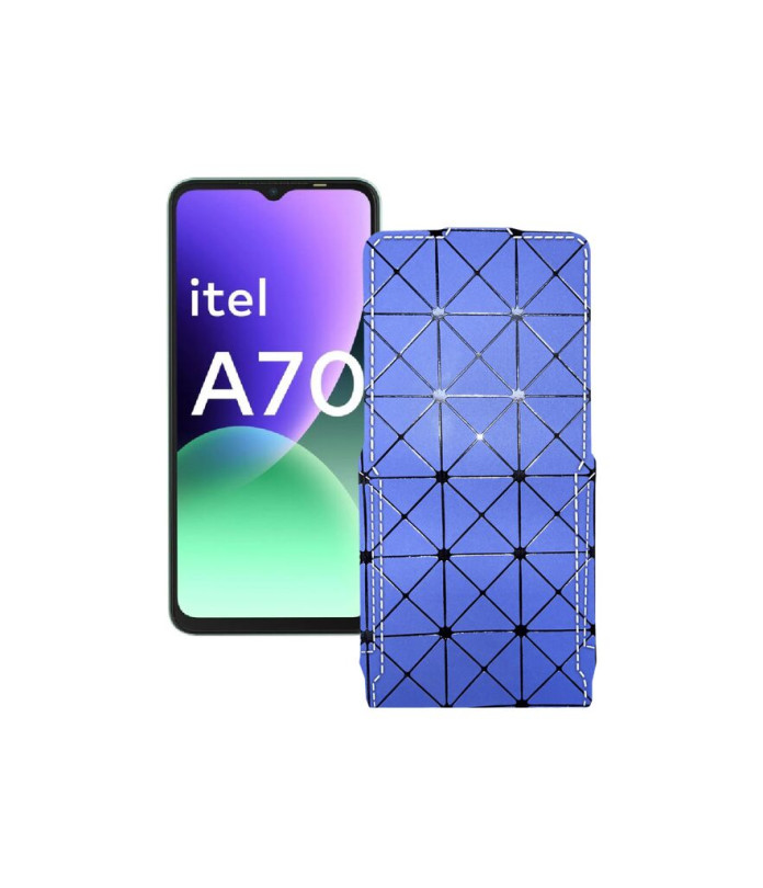 Чохол-флип з екошкіри для телефону Itel A70
