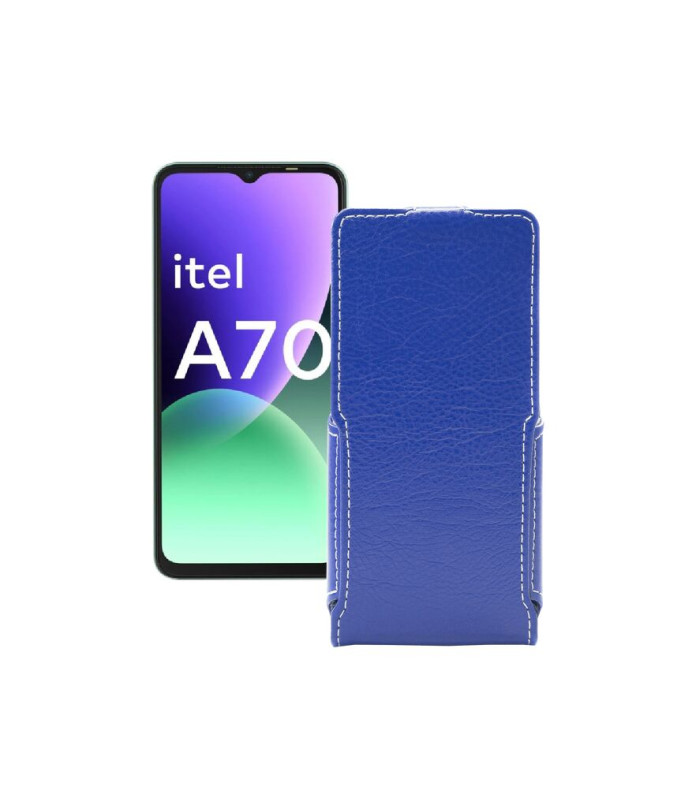 Чохол-флип з екошкіри для телефону Itel A70