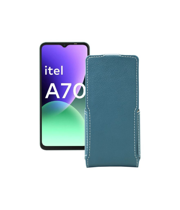 Чохол-флип з екошкіри для телефону Itel A70