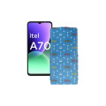 Чохол-флип з екошкіри для телефону Itel A70