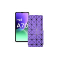 Чохол-флип з екошкіри для телефону Itel A70