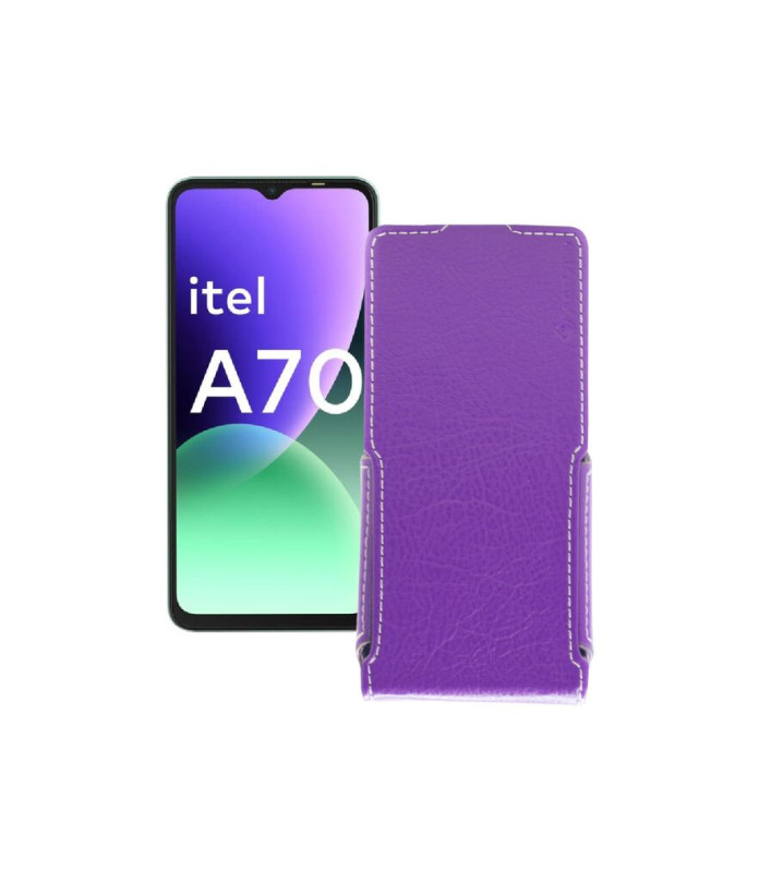 Чохол-флип з екошкіри для телефону Itel A70