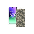 Чохол-флип з екошкіри для телефону Itel A70