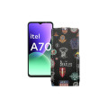 Чохол-флип з екошкіри для телефону Itel A70