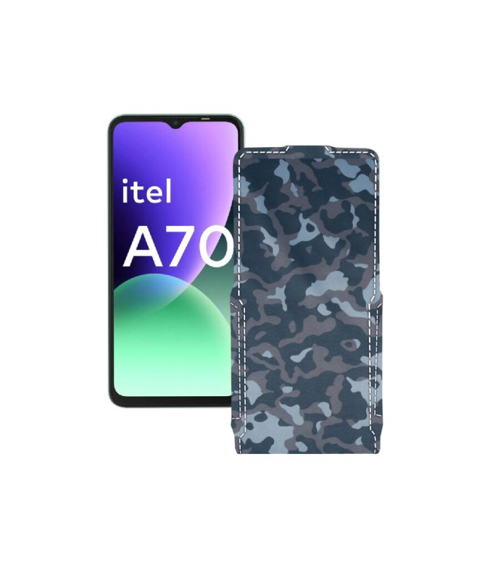 Чохол-флип з екошкіри для телефону Itel A70