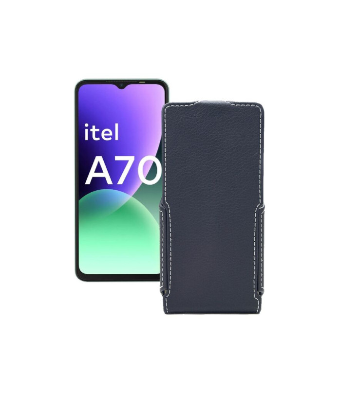 Чохол-флип з екошкіри для телефону Itel A70