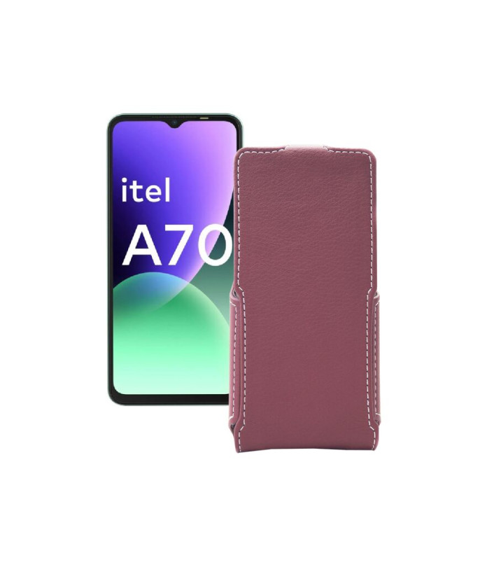 Чохол-флип з екошкіри для телефону Itel A70