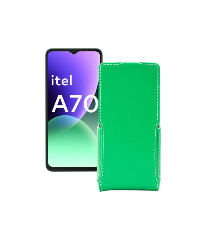 Чохол-флип з екошкіри для телефону Itel A70
