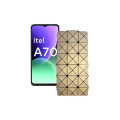 Чохол-флип з екошкіри для телефону Itel A70