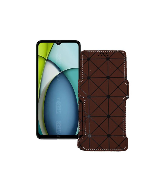 Чохол-книжка з екошкіри для телефону Xiaomi Redmi A3x 4G