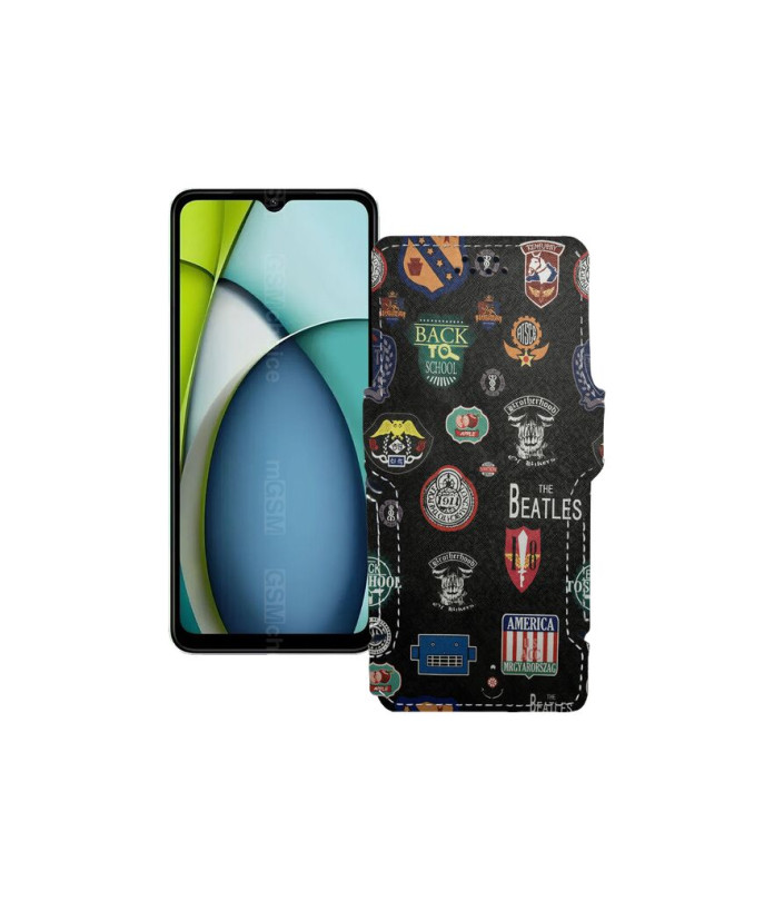 Чохол-книжка з екошкіри для телефону Xiaomi Redmi A3x 4G