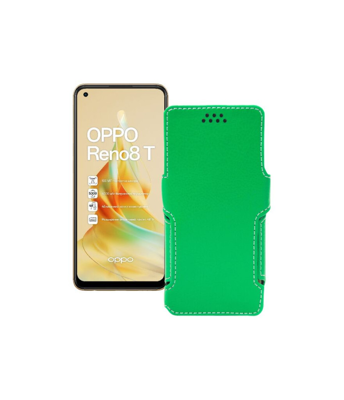 Чохол-книжка з екошкіри для телефону OPPO Reno 8T