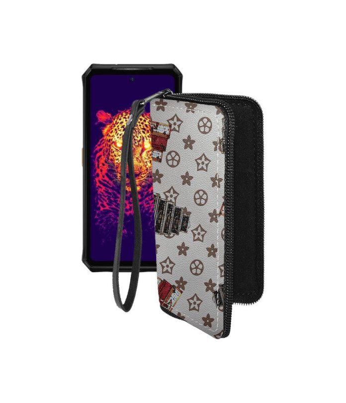 Чохол-гаманець з екошкіри для телефону Ulefone Armor 28 Ultra