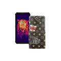 Чохол-флип з екошкіри для телефону Ulefone Armor 28 Ultra