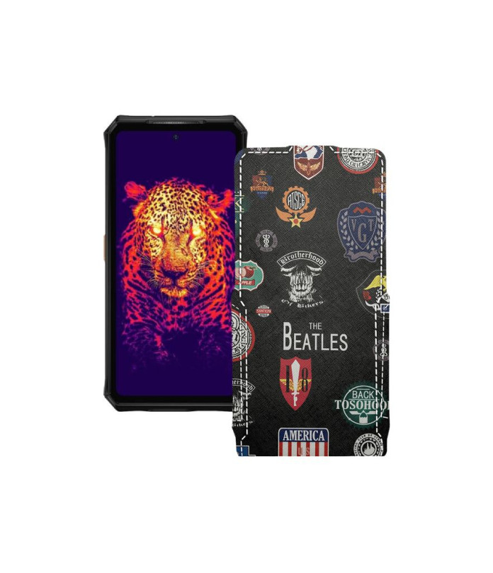 Чохол-флип з екошкіри для телефону Ulefone Armor 28 Ultra