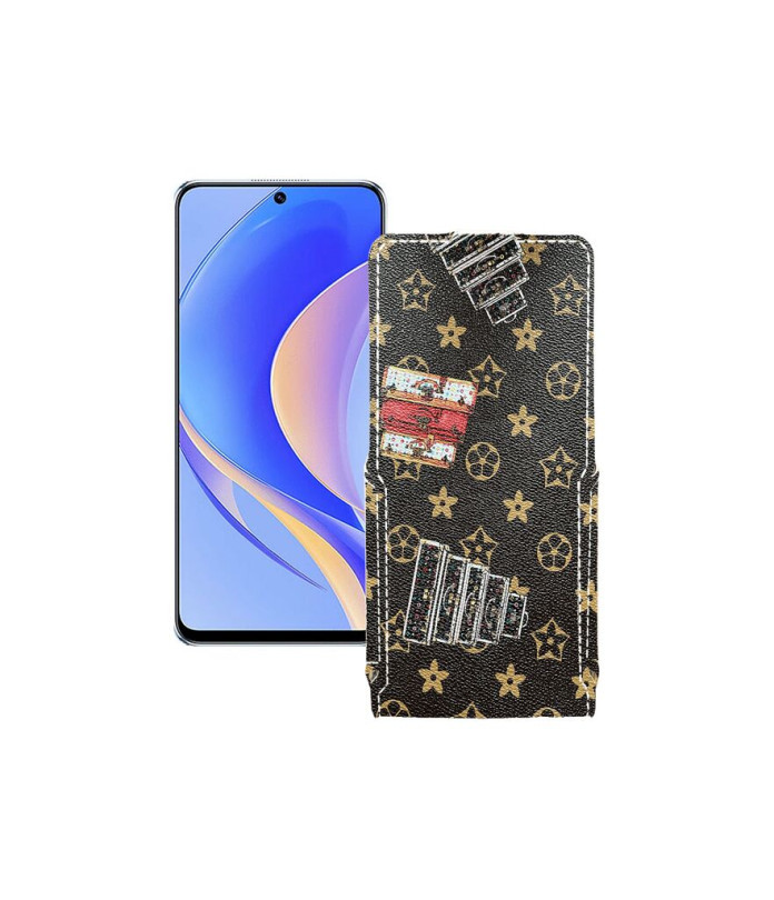 Чохол-флип з екошкіри для телефону Huawei Nova Y90