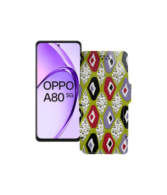 Чохол-книжка з екошкіри для телефону OPPO A80