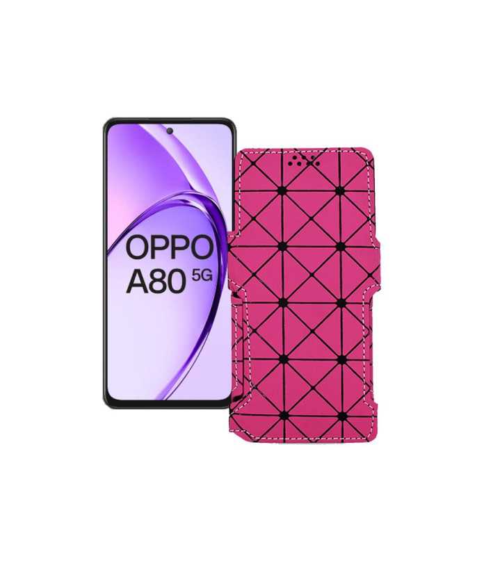 Чохол-книжка з екошкіри для телефону OPPO A80