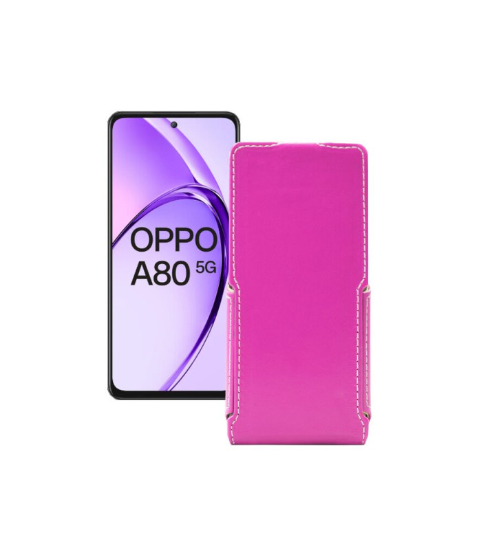 Чохол-флип з екошкіри для телефону OPPO A80
