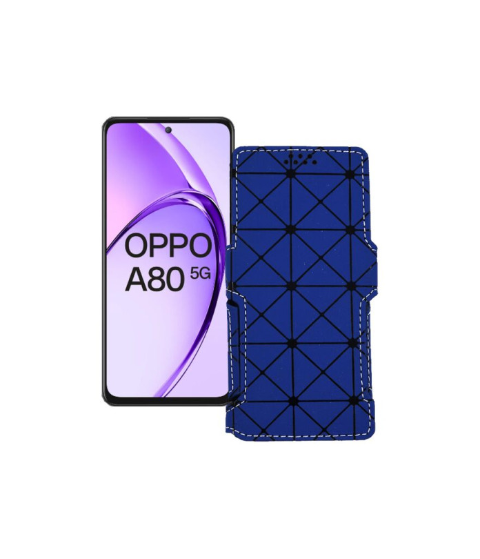 Чохол-книжка з екошкіри для телефону OPPO A80