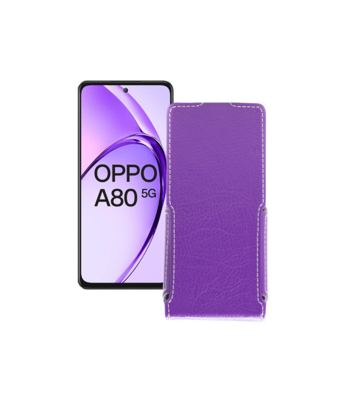 Чохол-флип з екошкіри для телефону OPPO A80