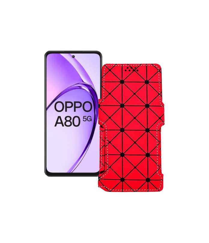 Чохол-книжка з екошкіри для телефону OPPO A80