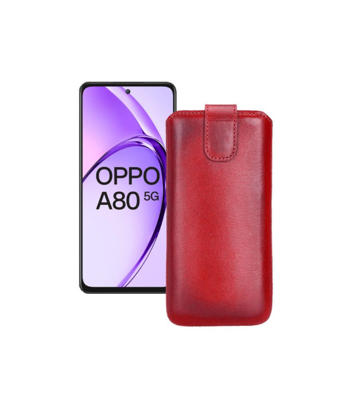 Витяжка зі шкіри для телефону OPPO A80