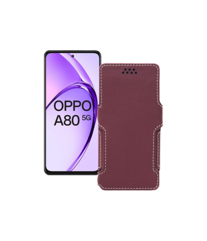 Чохол-книжка з екошкіри для телефону OPPO A80