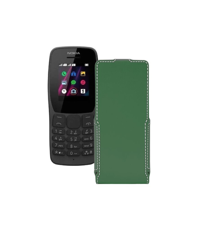 Чохол-флип з екошкіри для телефону Nokia 110 (2019)