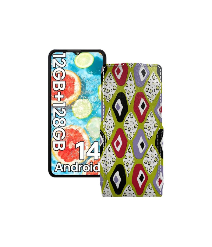 Чохол-флип з екошкіри для телефону Cubot A10