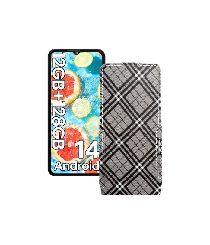 Чохол-флип з екошкіри для телефону Cubot A10