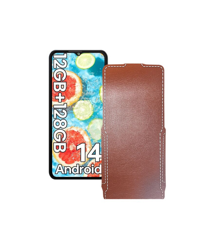 Чохол-флип з екошкіри для телефону Cubot A10