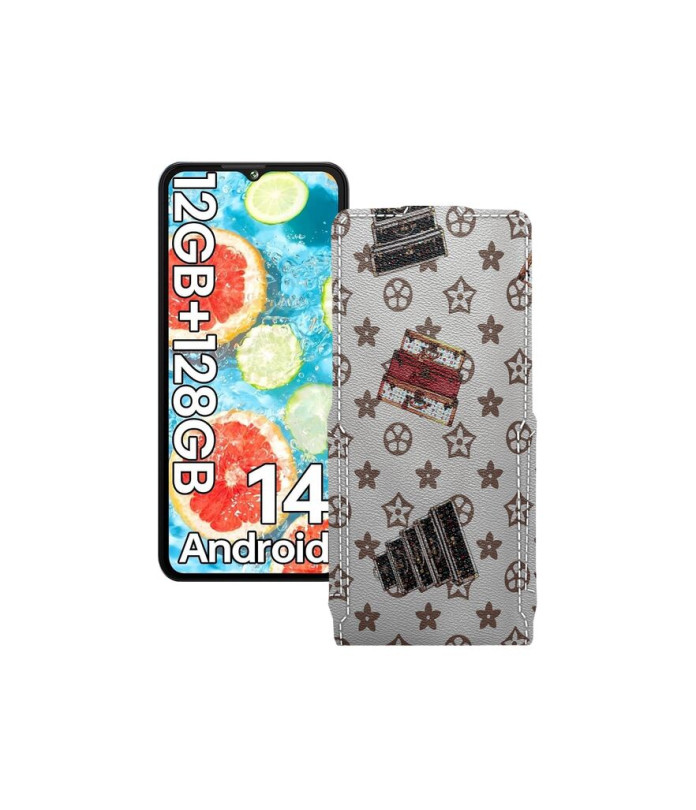 Чохол-флип з екошкіри для телефону Cubot A10