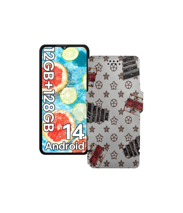 Чохол-книжка з екошкіри для телефону Cubot A10