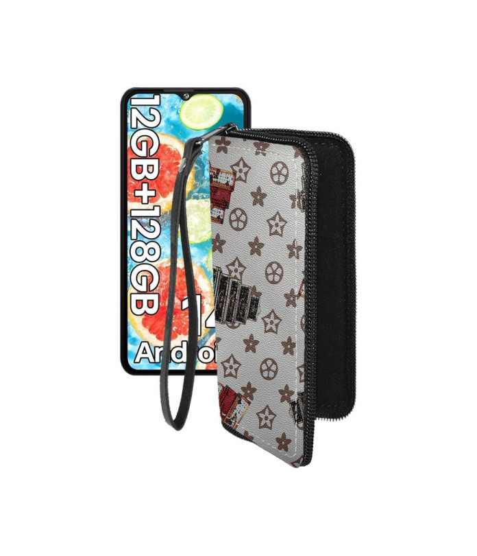 Чохол-гаманець з екошкіри для телефону Cubot A10