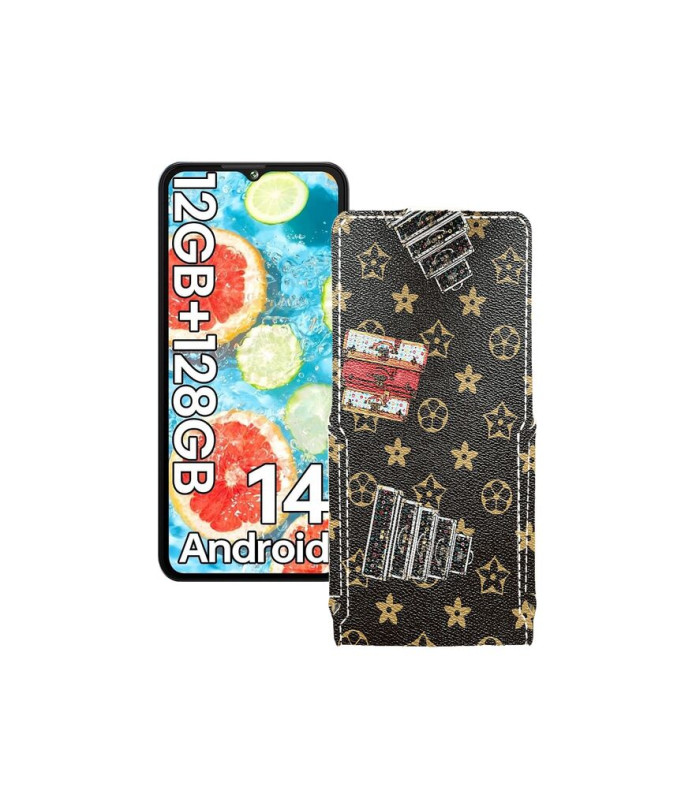 Чохол-флип з екошкіри для телефону Cubot A10