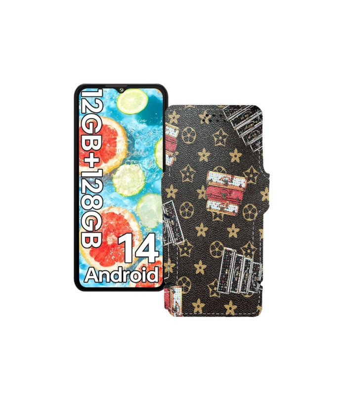 Чохол-книжка з екошкіри для телефону Cubot A10