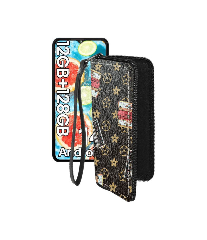 Чохол-гаманець з екошкіри для телефону Cubot A10