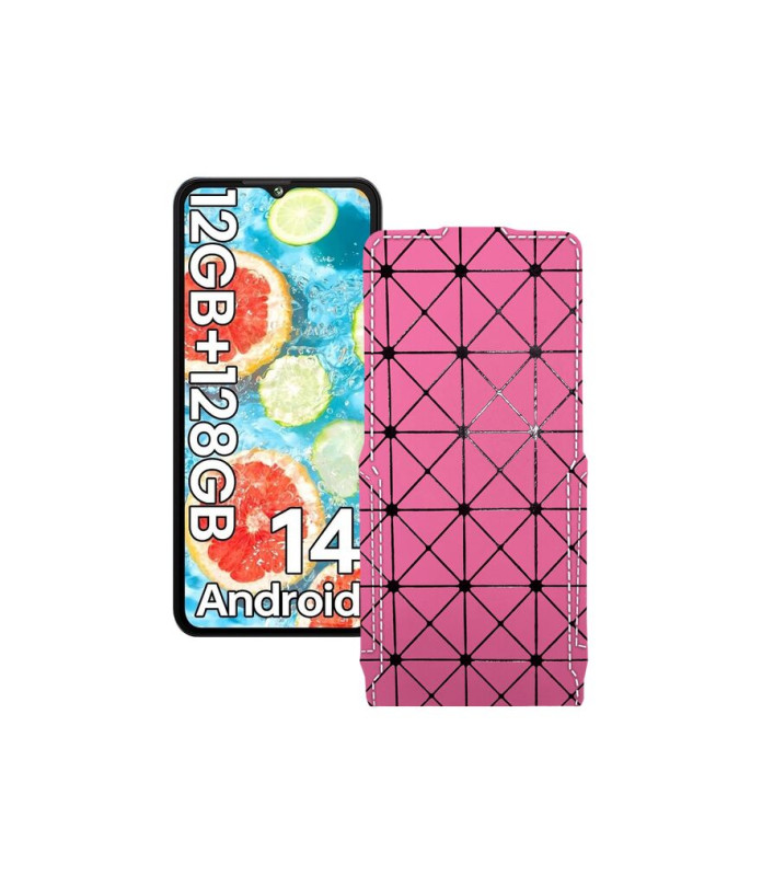 Чохол-флип з екошкіри для телефону Cubot A10