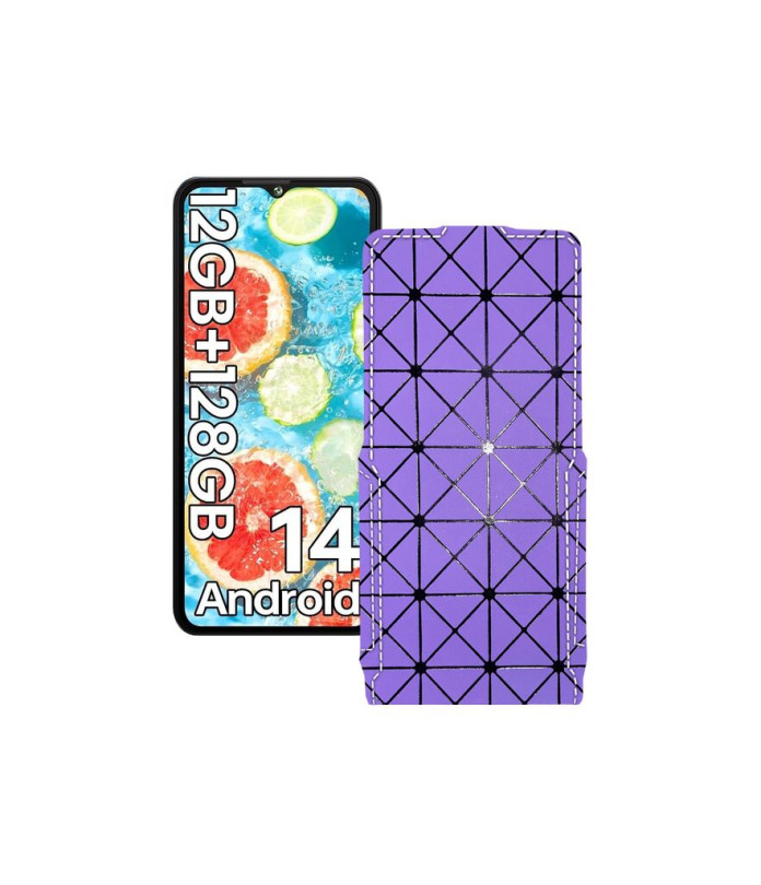 Чохол-флип з екошкіри для телефону Cubot A10