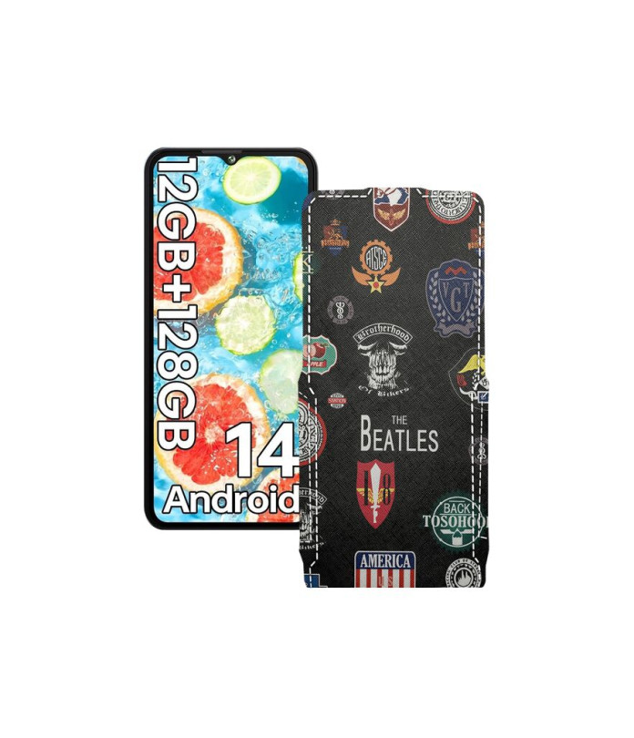 Чохол-флип з екошкіри для телефону Cubot A10