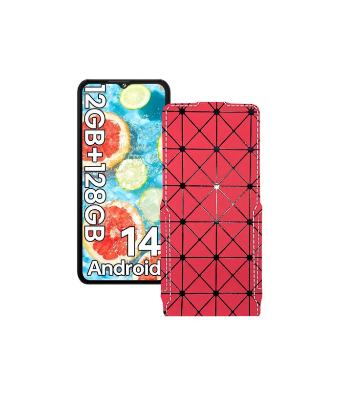 Чохол-флип з екошкіри для телефону Cubot A10