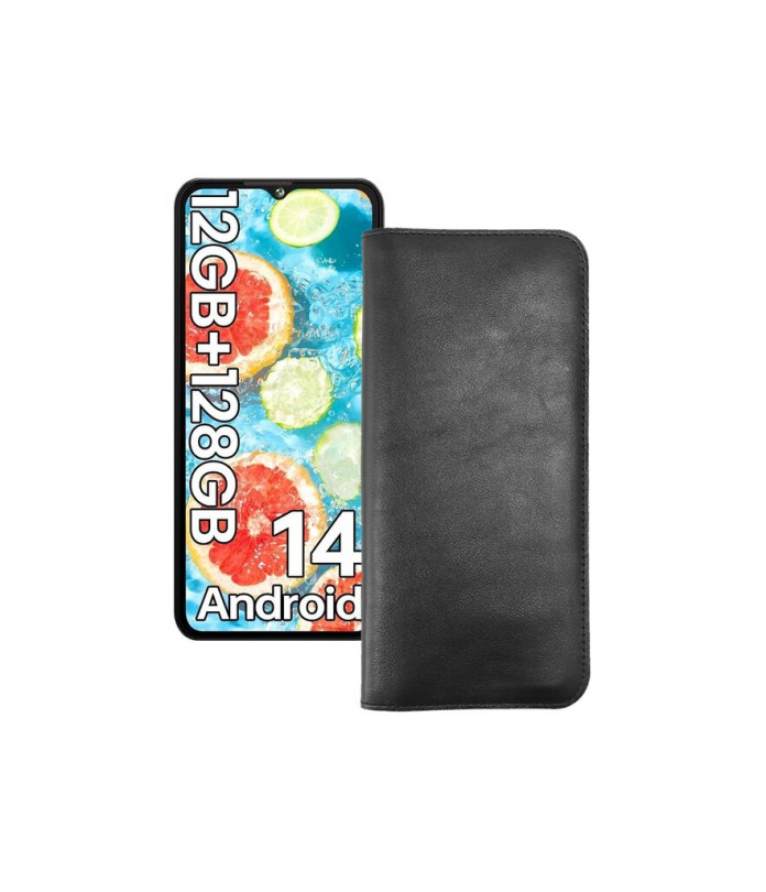 Портмоне з шкіри для телефону Cubot A10