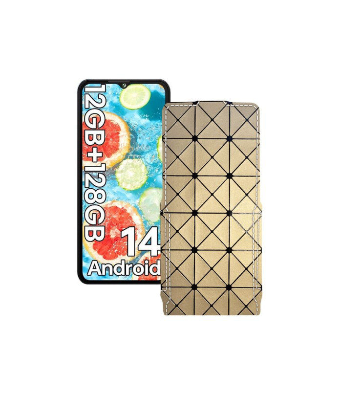 Чохол-флип з екошкіри для телефону Cubot A10